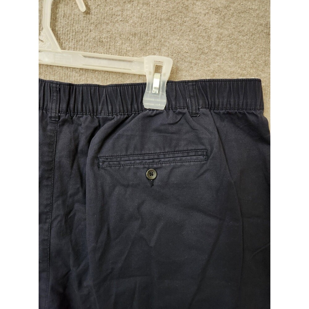 Old Navy OGC Chino Tapered Straight Pants Women 2X Navy Elastic Waist StretchNEW - Picture 7 of 10